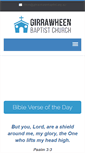 Mobile Screenshot of girrawheenbaptist.org.au