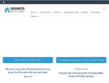 Tablet Screenshot of girrawheenbaptist.org.au
